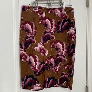 Ann Taylor Floral Pencil Skirt
